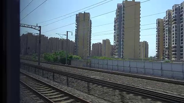 坐火车旅行视频素材