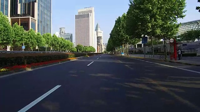 实时驾驶在外滩，上海，中国视频素材