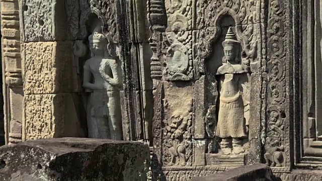 Preah Khan神庙的ZO / Apsara救济视频下载