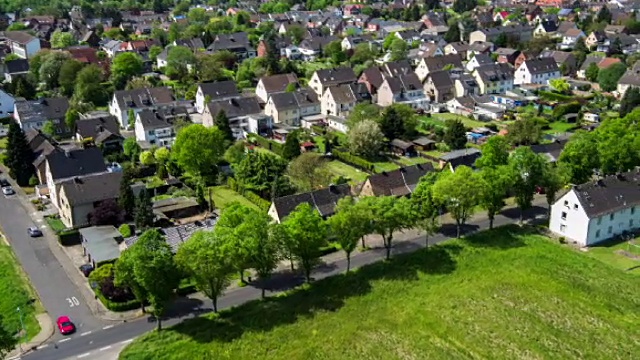 德国的郊区城市景观视频素材