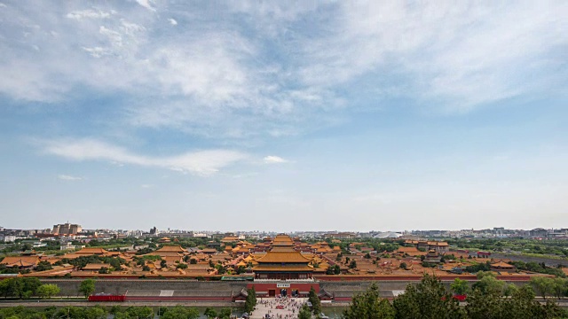 T/L HA WS紫禁城全景，北京，中国视频素材