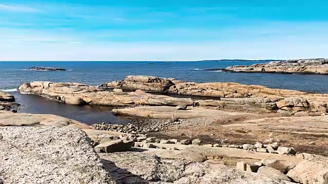 罗浮敦群岛的挪威峡湾景观视频素材