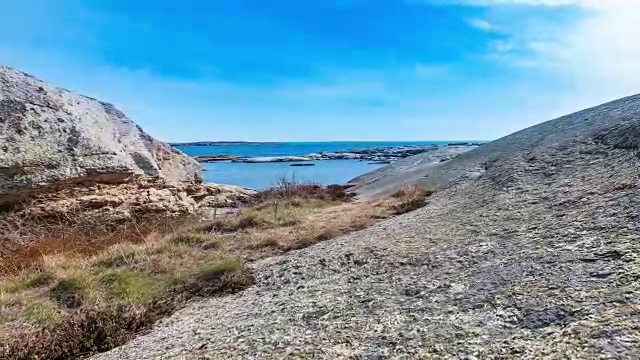 罗浮敦群岛的挪威峡湾景观视频素材