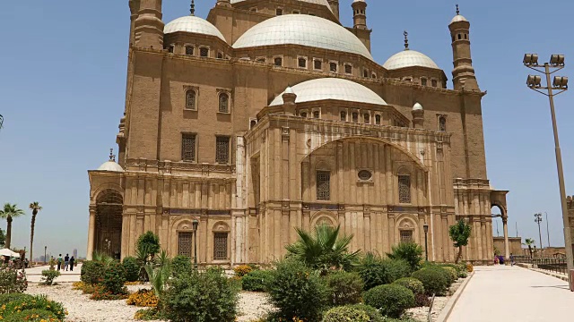 埃及开罗城的穆罕默德·阿里·帕夏大清真寺视频下载