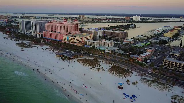 佛罗里达清水滩的黄昏视频下载