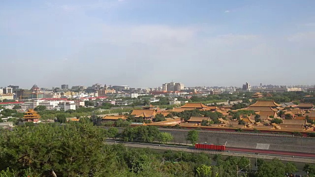 中国北京紫禁城全景。视频素材
