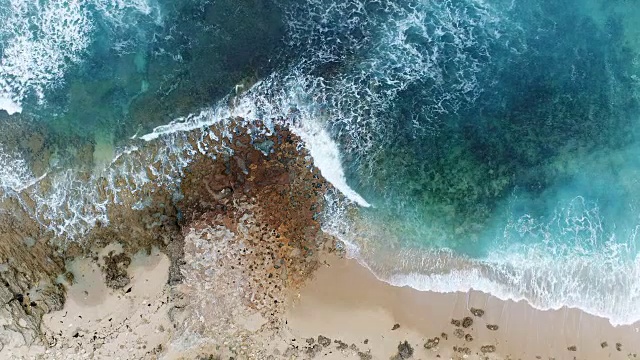 鸟瞰图的沙洲在澳大利亚。视频素材