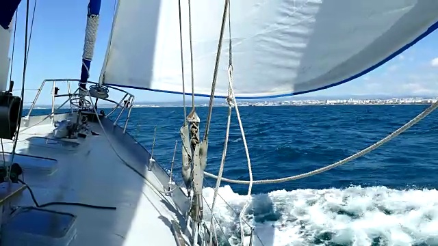 帆船比赛之美视频素材