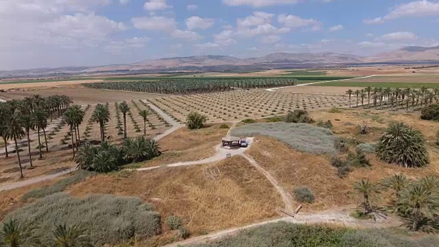 约旦河谷-油田视频素材