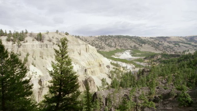 风景优美的山脉/黄石国家公园，怀俄明州，美国视频素材