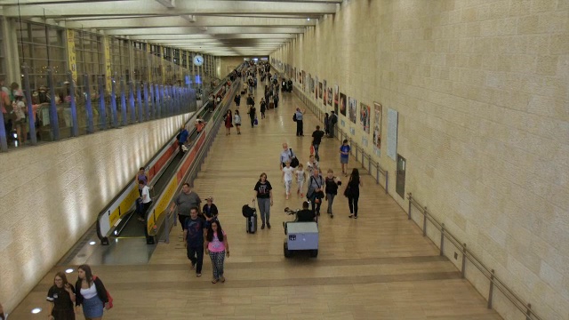 以色列本古里安机场航站楼视频下载