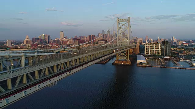 本杰明富兰克林桥，费城视频下载