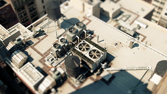 沙坑-联合广场的屋顶视频素材