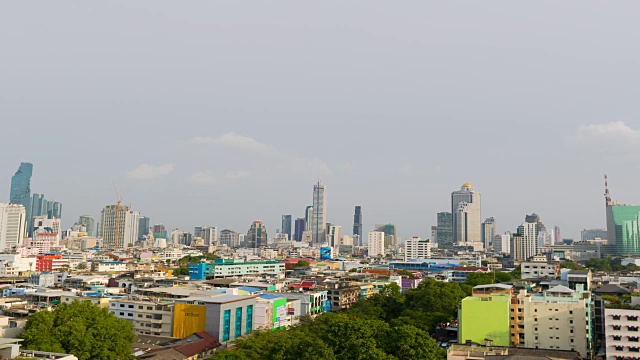 曼谷的城市,时间流逝视频下载