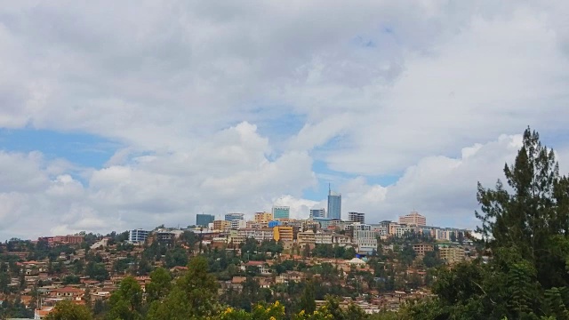 卢旺达基加利商务区视频下载