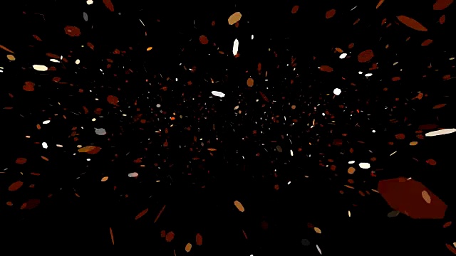 4K无缝循环下落粒子在黑色背景视频下载