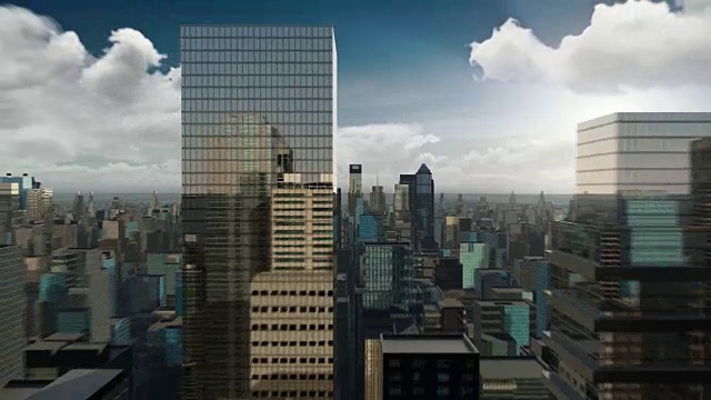 电影城市到太空与地球- 4k视频下载