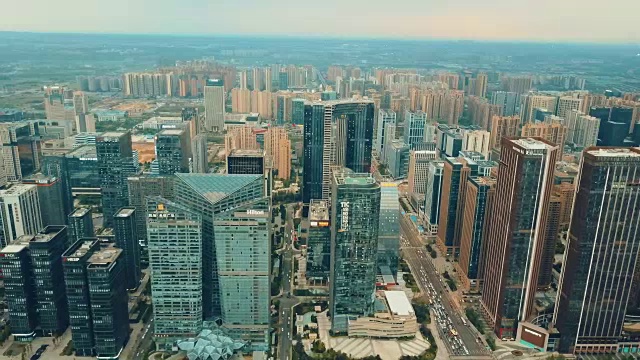 中国成都南部的无人机视频视频素材