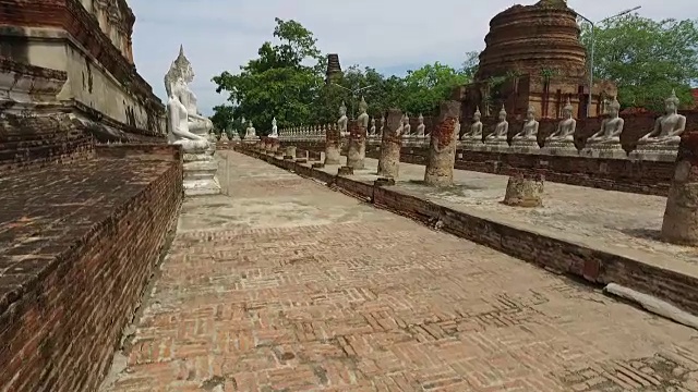 泰国大城府的佛像视频素材