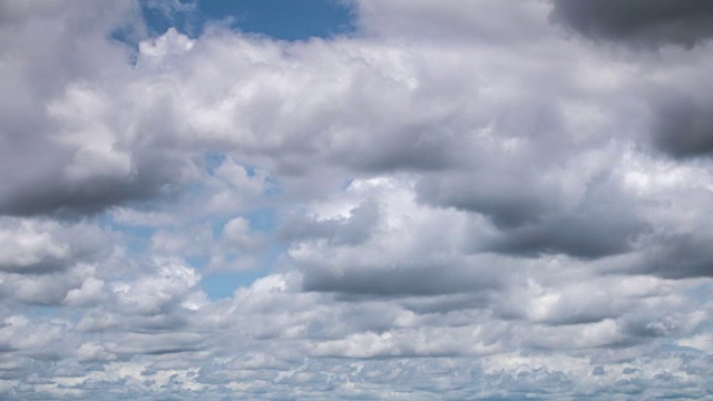 天空和云的时间流逝运动，自然镜头背景视频下载