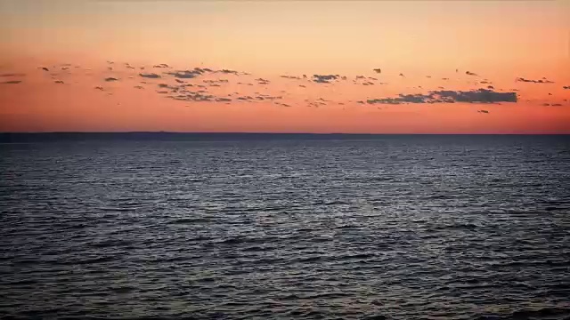 傍晚的大海视频下载