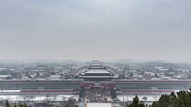 T/L WS HA紫禁城/北京，中国视频素材