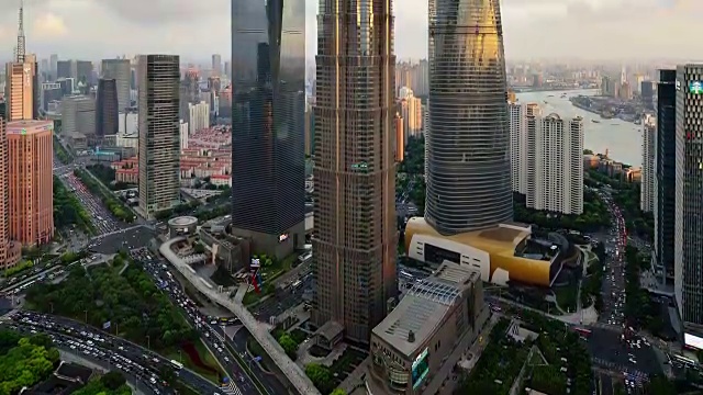 上海地标摩天大楼，中国视频下载