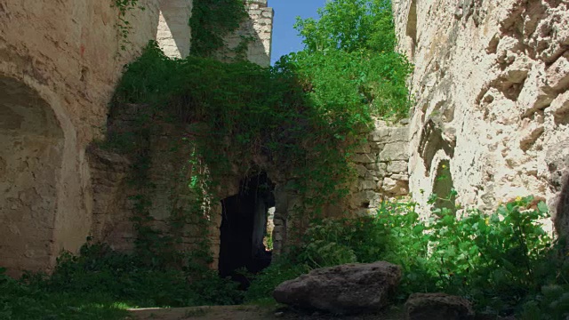 古老城堡的废墟视频下载