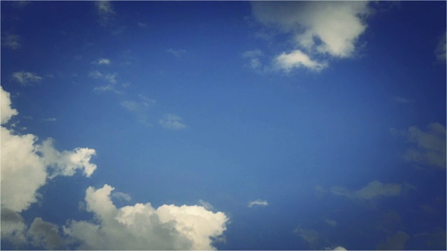 快速移动的云和蓝天视频下载