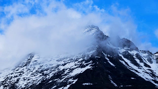 阿尔卑斯山山峰视频下载
