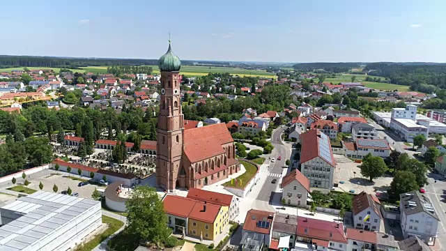 下巴伐利亚州的维尔斯比堡镇视频下载