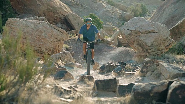 山地自行车赛视频素材