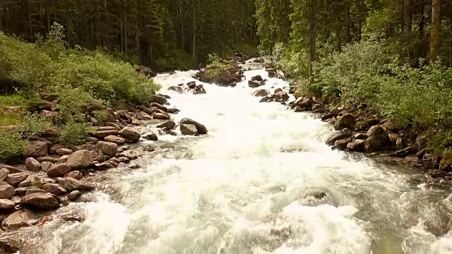 克里姆里瀑布的山河视频素材