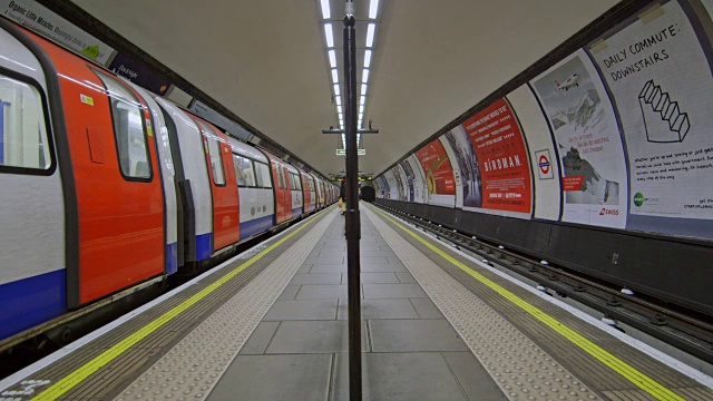 MS Subway trains in London Underground /伦敦地铁/英国伦敦视频下载