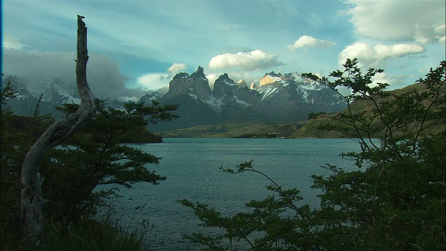 WS, Cordillera del Paine, Torres del Paine国家公园，智利视频素材
