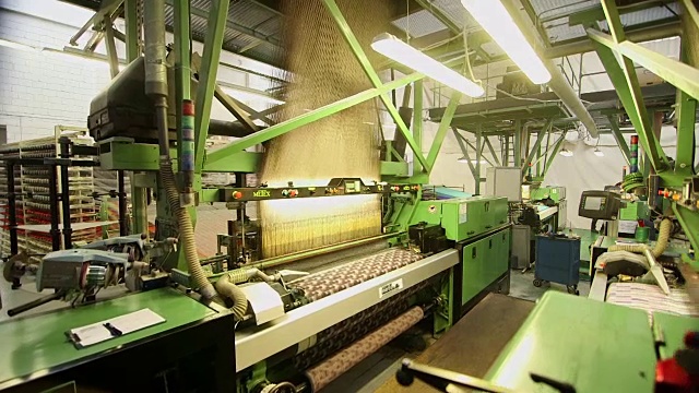 立陶宛Camira织物Moquette工厂生产纺织品的WS工艺视频下载