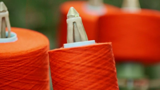 立陶宛Camira织物Moquette工厂的CU DS R/F橙色线视频下载