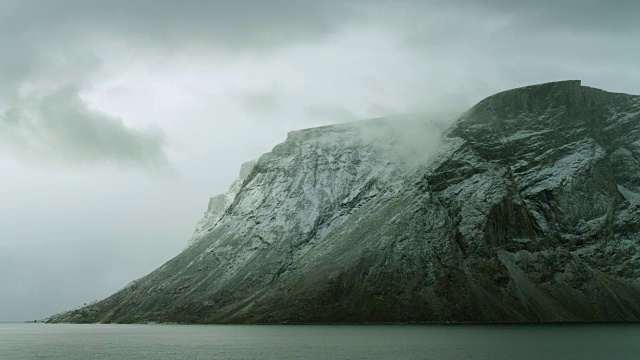 加拿大北部巴芬岛的海岬视频素材