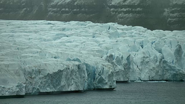 加拿大努勒维特的克罗克湾冰川视频素材