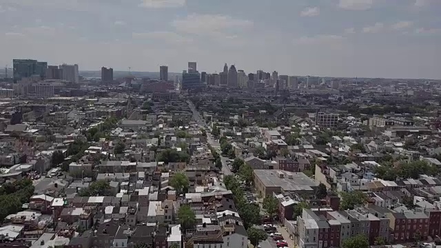 马里兰州巴尔的摩郊区视频素材