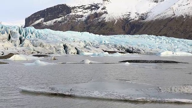 电影倾斜:冰岛Skaftafell冰川国家公园视频下载