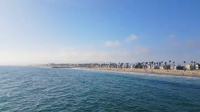 威尼斯海滩，南加州。视频下载