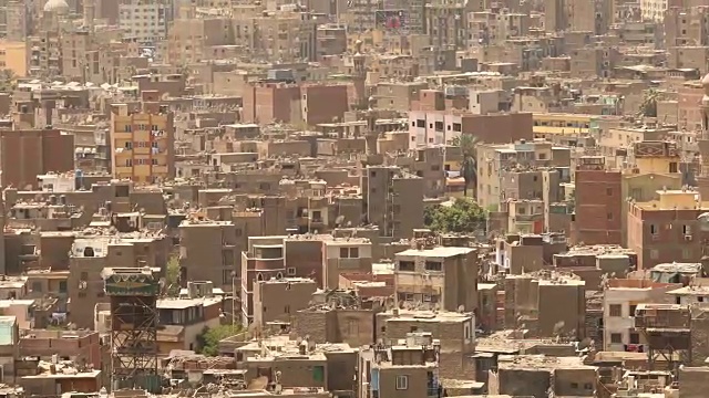 埃及开罗的城市景观视频素材