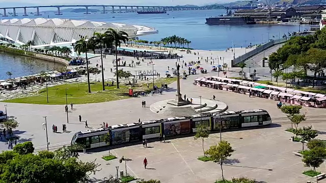里约热内卢里约热内卢的新毛阿广场视频素材