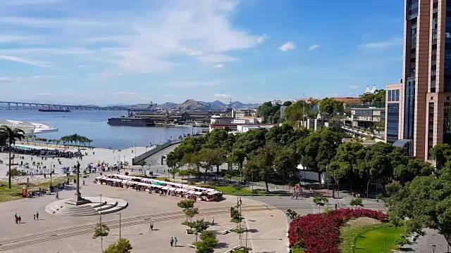 里约热内卢里约热内卢的新毛阿广场视频素材