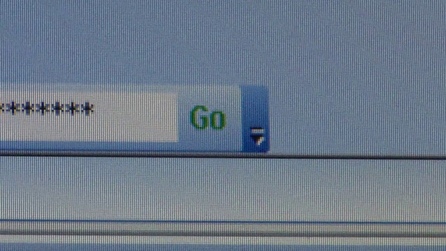 CU光标点击电脑屏幕上的“Go”按钮/布鲁克林，纽约视频下载