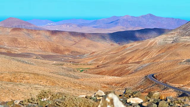 天文观光-地平线上的图涅耶;Fuerteventura视频素材
