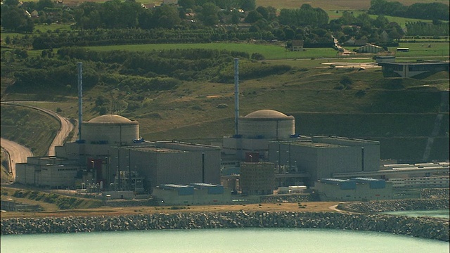 WS，核电站，Biville-sur-Mer，上诺曼底，法国视频下载