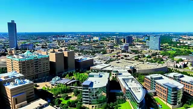 德克萨斯州沃斯堡市中心视频素材