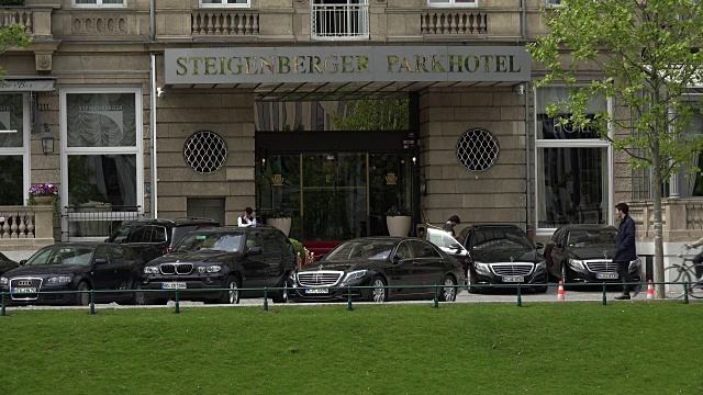 Steigenberger park酒店，Düsseldorf，北莱茵威斯特伐利亚，德国视频下载